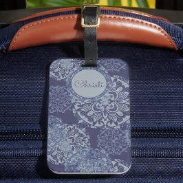 Boho Denim Moody Blues Mandalas Bagagelabel