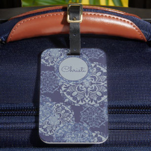 Boho Denim Moody Blues Mandalas Bagagelabel