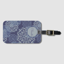 Boho Denim Moody Blues Mandalas Bagagelabel