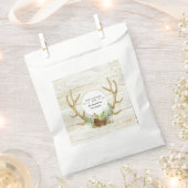 Boho dennenbos Herten Antlers Arrows Baby shower Bedankzakje (Geknipt)