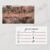 Boho Derset Flower Visitekaartje (Voorkant / Achterkant)