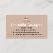 Boho Derset Flower Visitekaartje (Achterkant)