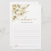 Boho Desert Advice for the Mam To be Card (Voorkant / Achterkant)