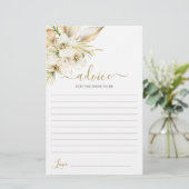 Boho Desert Advice for the Mam To be Card (Staand voorkant)