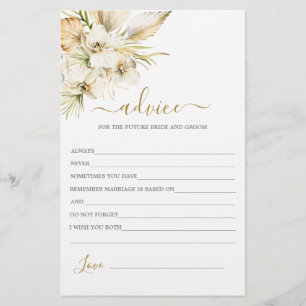Boho Desert Advies voor de Bride-kaart