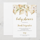 Boho Desert Baby shower uitnodiging (Voorkant / Achterkant)