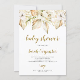 Boho Desert Baby shower uitnodiging