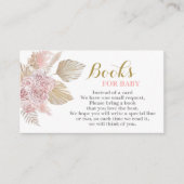 Boho Desert Boeken voor Baby Meisje Behuizing Kaar Informatiekaartje (Voorkant)