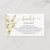 Boho Desert Books for Baby Card Informatiekaartje (Voorkant)