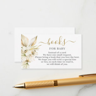 Boho Desert Books for Baby Card Informatiekaartje