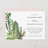 BOHO DESERT CACTI SUCCULENT FAUNA VERLOVING KAART (Voorkant / Achterkant)