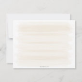 Boho Desert Cacti Waterverf Floral Cactus Notitiekaartje (Achterkant)