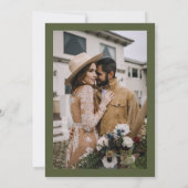 Boho Desert Cactus Arizona Bestemming bruiloft Save The Date (Achterkant)