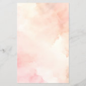 Boho Desert Cactus Baby shower Gast Bingo Spel Flyer (Achterkant)