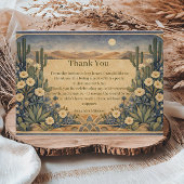 Boho Desert Cactus Birthday Bedankkaart
