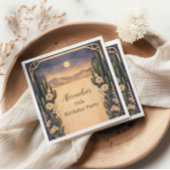 Boho Desert Cactus Birthday Servet