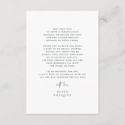 Boho Desert Cactus & Flowers Fiesta Vrijgezellenfe Bedankkaart (Achterkant)