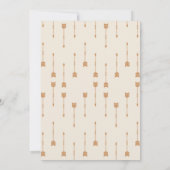 Boho Desert Cactus Zuidwestelijke Cowboy Baby Show Kaart (Achterkant)