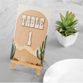 Boho Desert Cactus Zuidwesterse Huwelijk of Bruisp Kaart