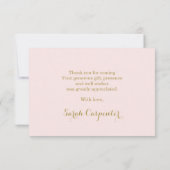 Boho Desert dank u Opmerking Kaarten Notitiekaartje (Achterkant)