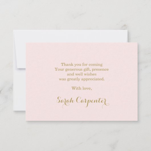 Boho Desert dank u Opmerking Kaarten Notitiekaartje (Achterkant)