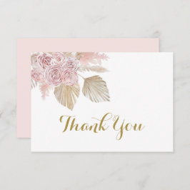 Boho Desert dank u Opmerking Kaarten Notitiekaartje