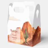 Boho Desert Darling Southwest Baby Shower Bedankdoosjes (Geopend)