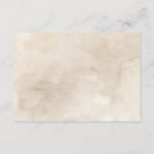 Boho Desert Floral Wedding Hotel Accommodaties Informatiekaartje (Achterkant)