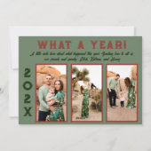 Boho Desert Groene Platte Vakantiekaart Feestdagenkaart (Achterkant)