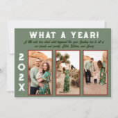 Boho Desert Groene Platte Vakantiekaart Feestdagenkaart (Achterkant)