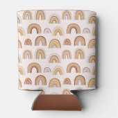 Boho Desert Rainbow Neutral Custom Baby shower Blikjeskoeler (Achterkant)