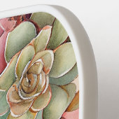 Boho Desert Succulent Cactus Monogram Pickleball Paddle (Links Detail)