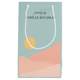 Boho Desert Sunrise Mountains Abstract Klein Cadeauzakje