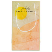 Boho Desert Sunrise Mountains Abstract Small Gift Klein Cadeauzakje (Voorkant)