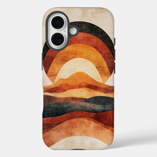 Boho Desert Sunrise telefoonhoesje Case-Mate iPhone Case (Achterkant)