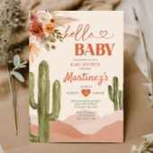 Boho Desert Texas baby shower zuidwestelijke cactu Kaart
