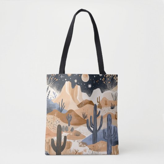 Boho Desert Tote Tas (Voorkant)