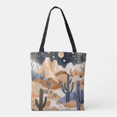 Boho Desert Tote Tas (Achterkant)