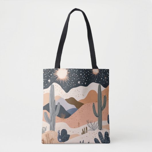 Boho Desert Tote Tas (Voorkant)