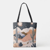 Boho Desert Tote Tas (Achterkant)