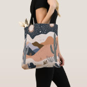 Boho Desert Tote Tas (Dichtbij)