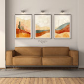 Boho Desert Tranquil Print 3 van 3 Poster