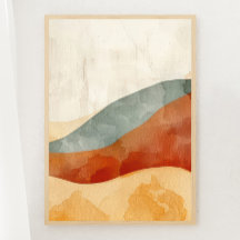 Boho Desert Tranquil Print 3 van 3 Poster
