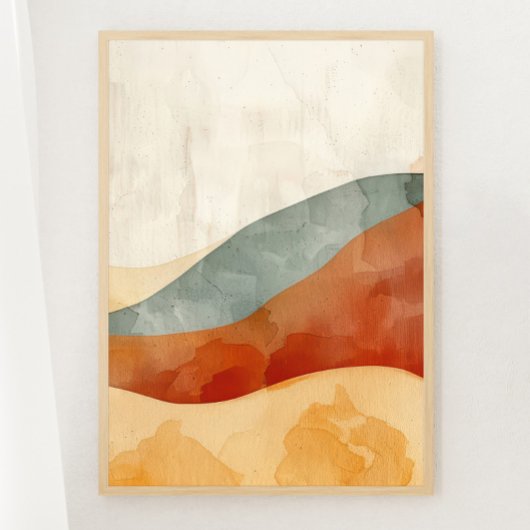 Boho Desert Tranquil Print 3 van 3 Poster
