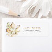 Boho Desert uitnodiging Label (Insitu)