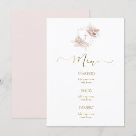 boho design Menu
