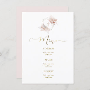boho design Menu