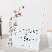Boho Dessert Bar Reclamebord Met Voetstuk