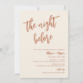 Boho Dessert de nacht voor het repetitief eten Kaart (Voorkant)