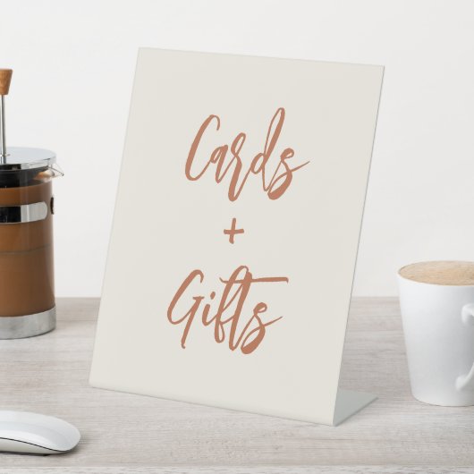 Boho Dessert Trouwkaarten en Cadeaus Bord Reclamebord Met Voetstuk (Insitu)